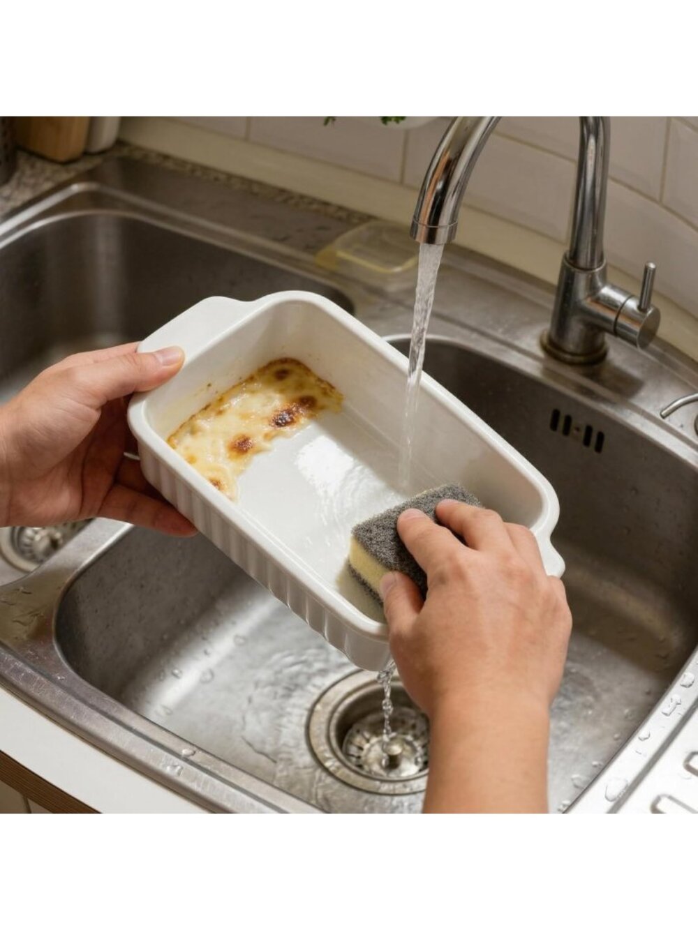 Set of 2 Mini Ceramic Casserole Dishes - 30 Oz Bakeware for Lasagna & Meal Prep - Picture 7 of 7